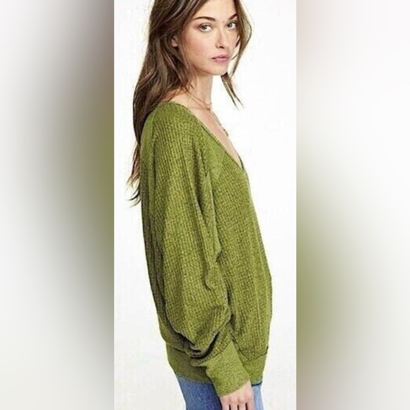 Free People Santa Clara Thermal Top, Size Small NWT - Picture 2 of 3